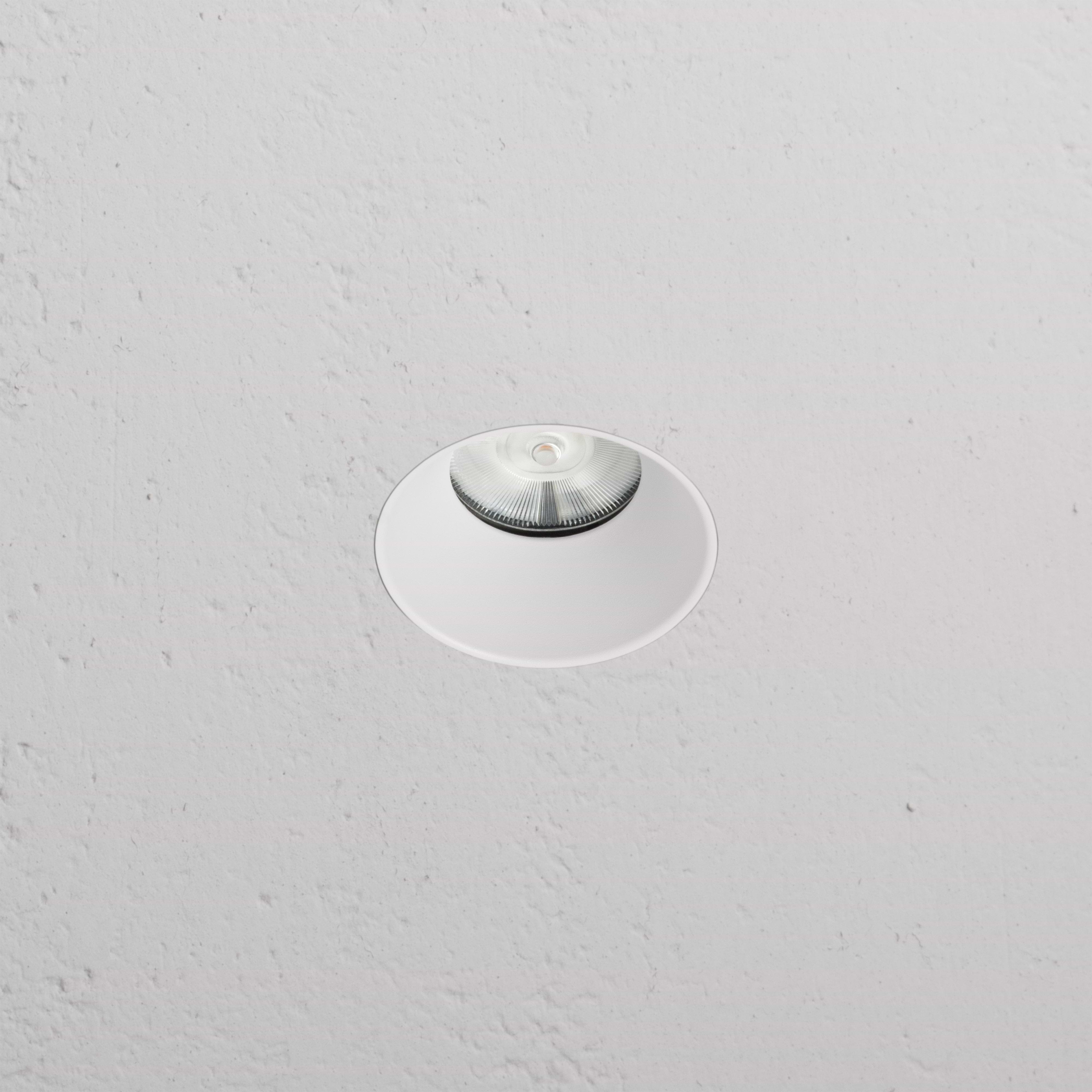Buxton ognioodporna stała oprawa oświetleniowa typu downlight bez obudowy 50 mm - Biała