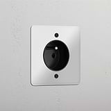 Single French Power Module - Clear Black