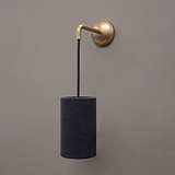Antique Brass Modern Light on Wall