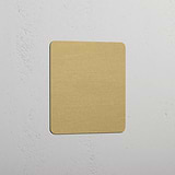 Single Blank Plate - Antique Brass
