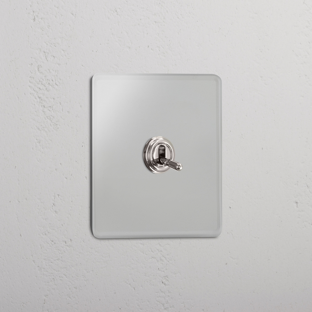 Single Toggle Switch (Ret) - Clear Polished Nickel