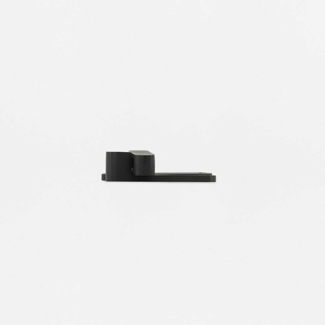 Bronze Belmont Single Hung Window Latch with protruding arm, shown on a plain white background.