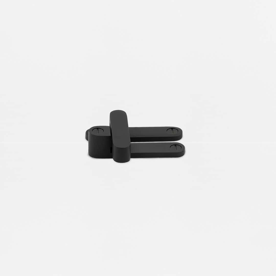 Bronze Belmont Single Hung Window Latch shown on a white background, designed for secure window locking.