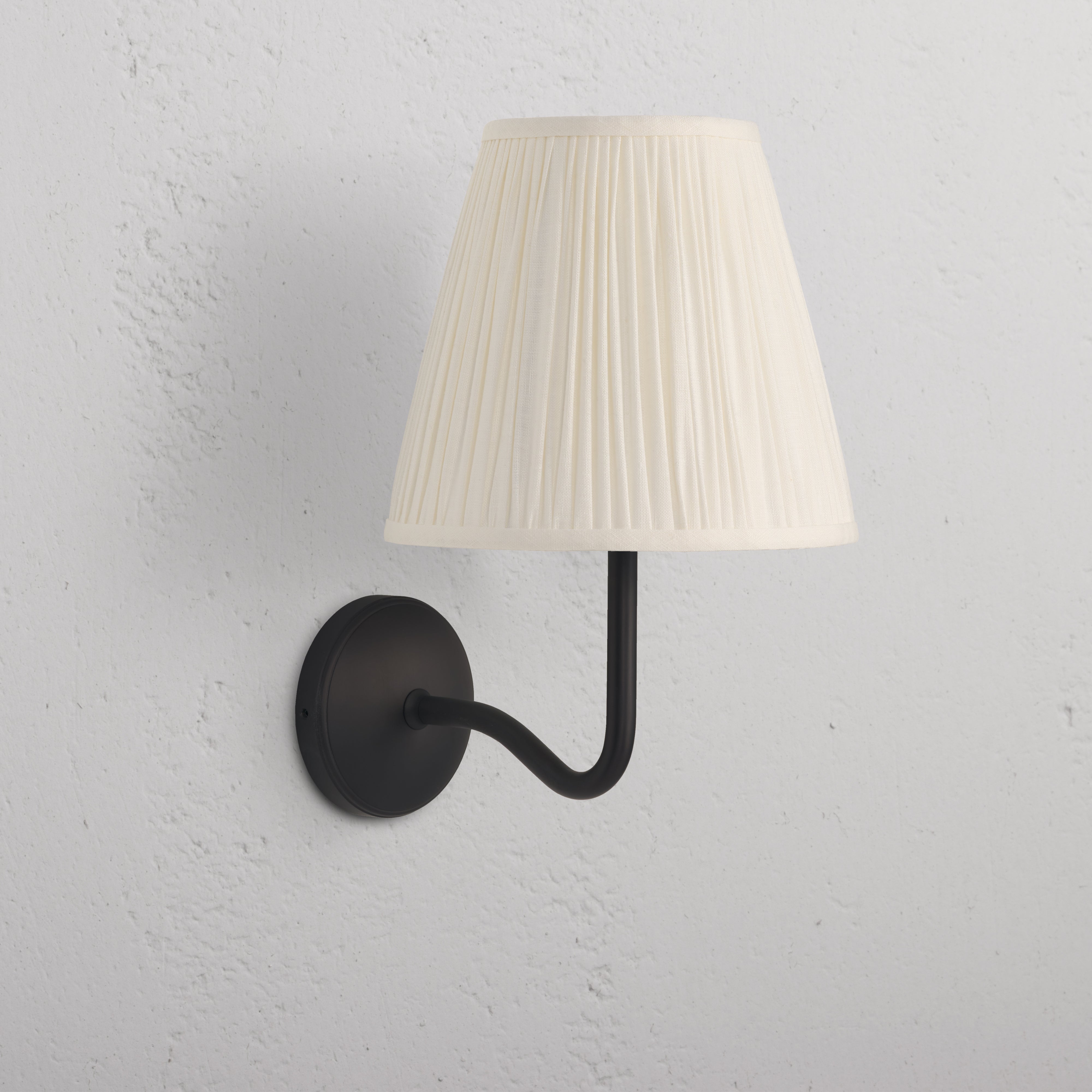 Large Malvern Wall Light Alabaster White - Bronze with an alabaster white shade and bronze wall mount.