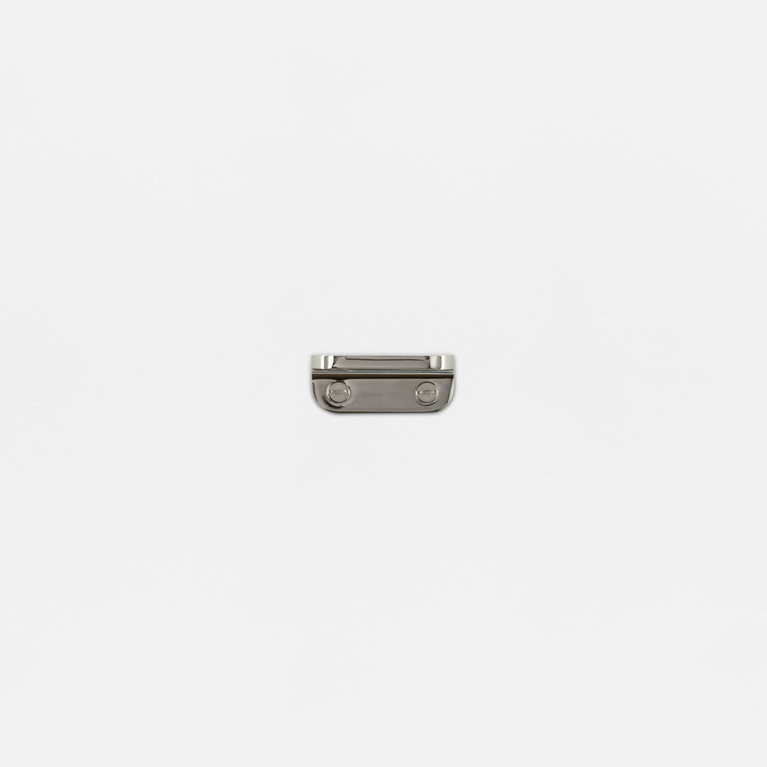Belmont Single Hung Window Lift in polished nickel finish, rectangular shape, shown on a white background.