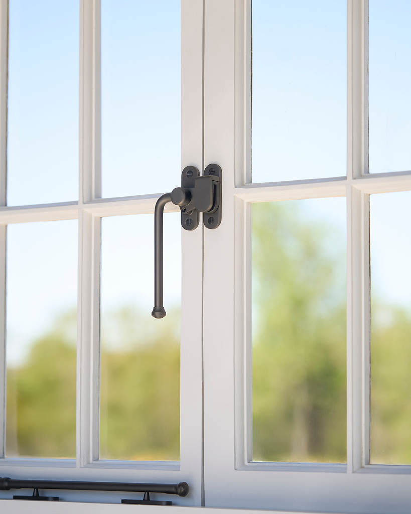 Southbank Lockable Casement Window Handle With Hook Left Bronze Black ...