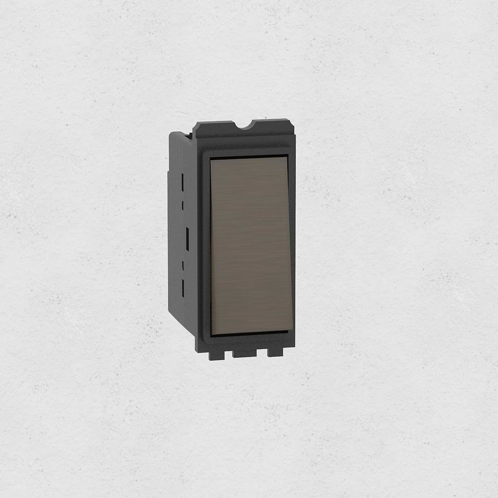 Retractive Rocker Switch Bronze | Components | Switches & Dimmers