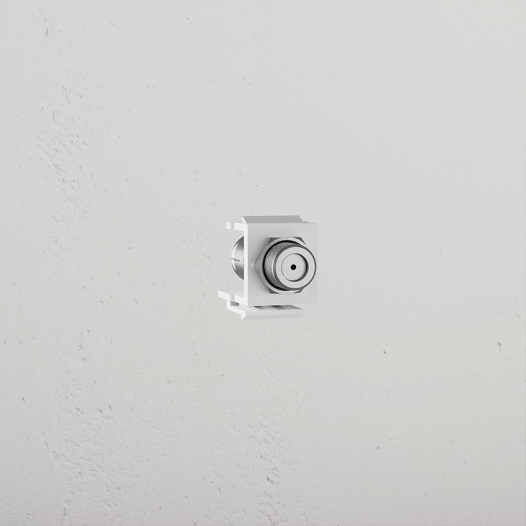 Keystone Button Module With Light Satellite Keystone Module White | Components | Sockets & Modules