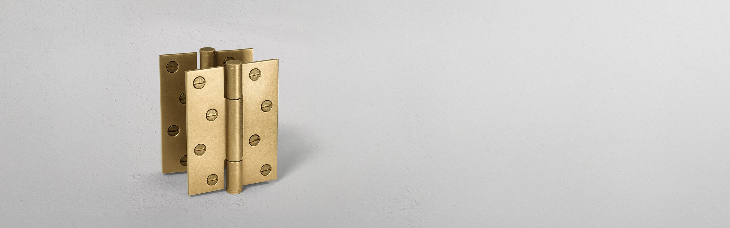 Antique brass hinges