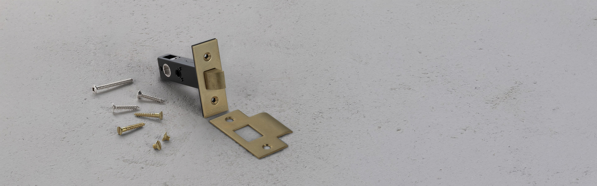 Antique brass locks & latches