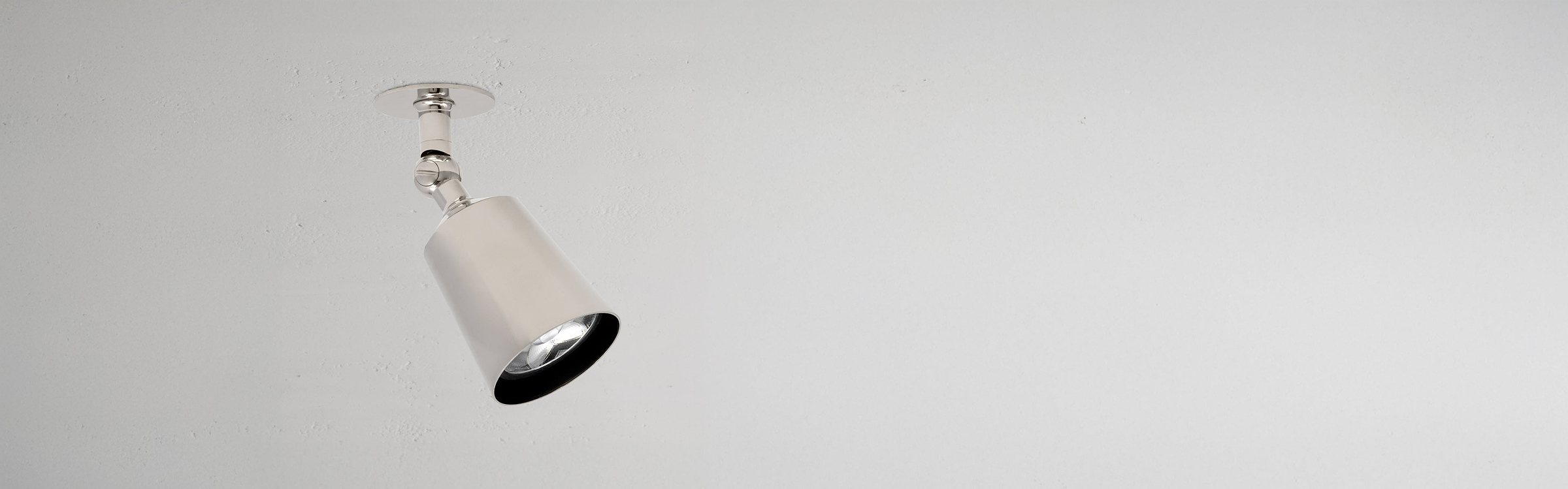 Polished nickel spotlights