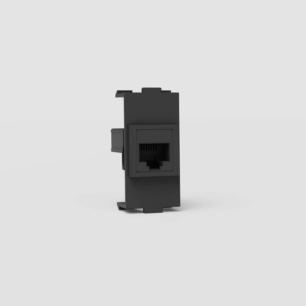 RJ45 Keystone Module Black | Components | Sockets & Modules