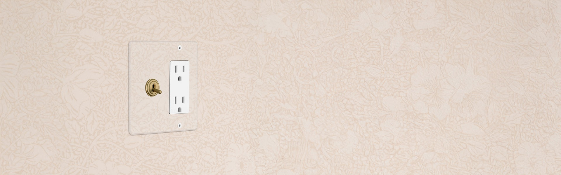 Kew – clear antique brass switches & outlets