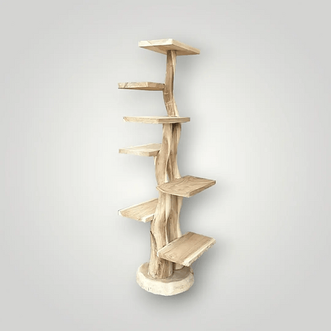 Feline-Fine Tree sculpture | Model Maine Coon Larix-Meubelen.be