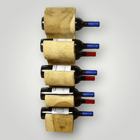 Suar houten wijnrekken 2+1 Gratis