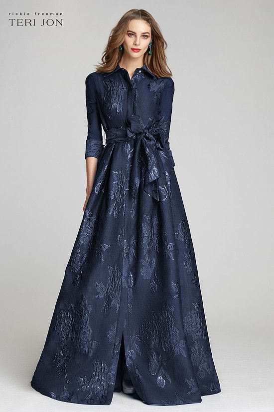Navy Mother of the Bride Dress Terijon.com Navy Mother of the Bride Dress Terijon.com