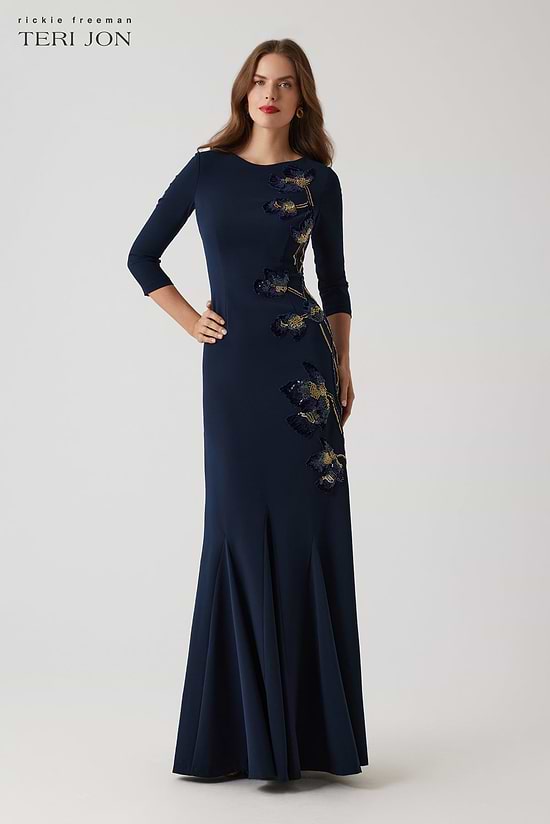 Navy Mother of the Bride Dresses – Terijon.com