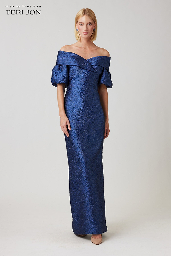 The Perfect Navy Gown  Terijon.com