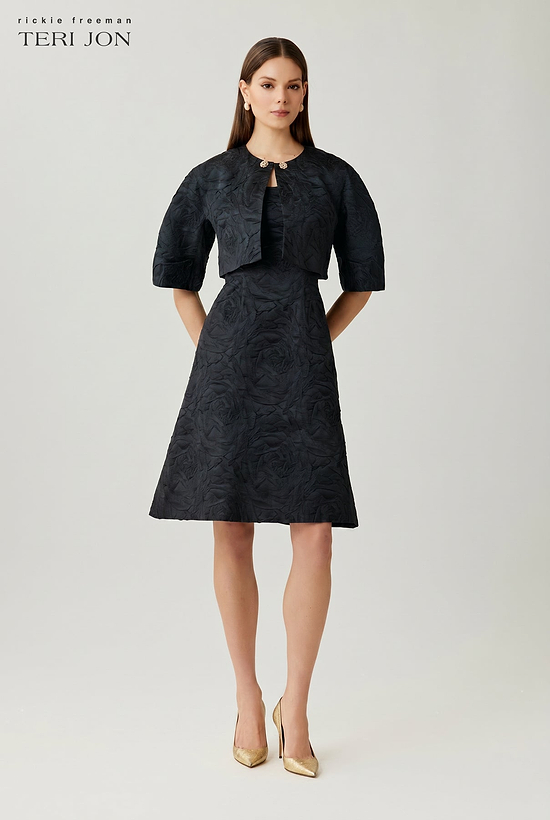 teri jon black cocktail dress TERI JON | MADELINE'S BOUTIQUE | BOCA RATON