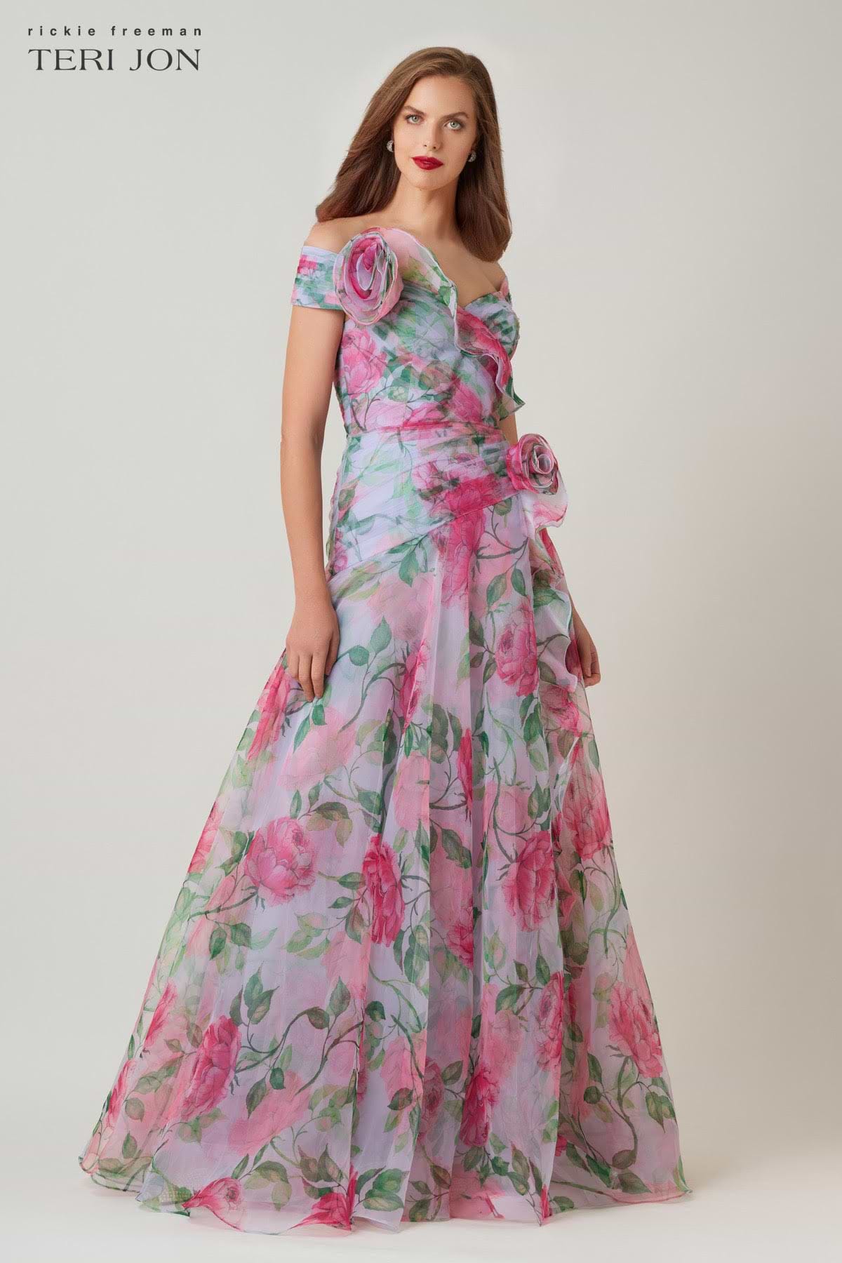 sachin and babi light blue dress Formal Floral Teri Jon Dresses for Women for sale main image 1