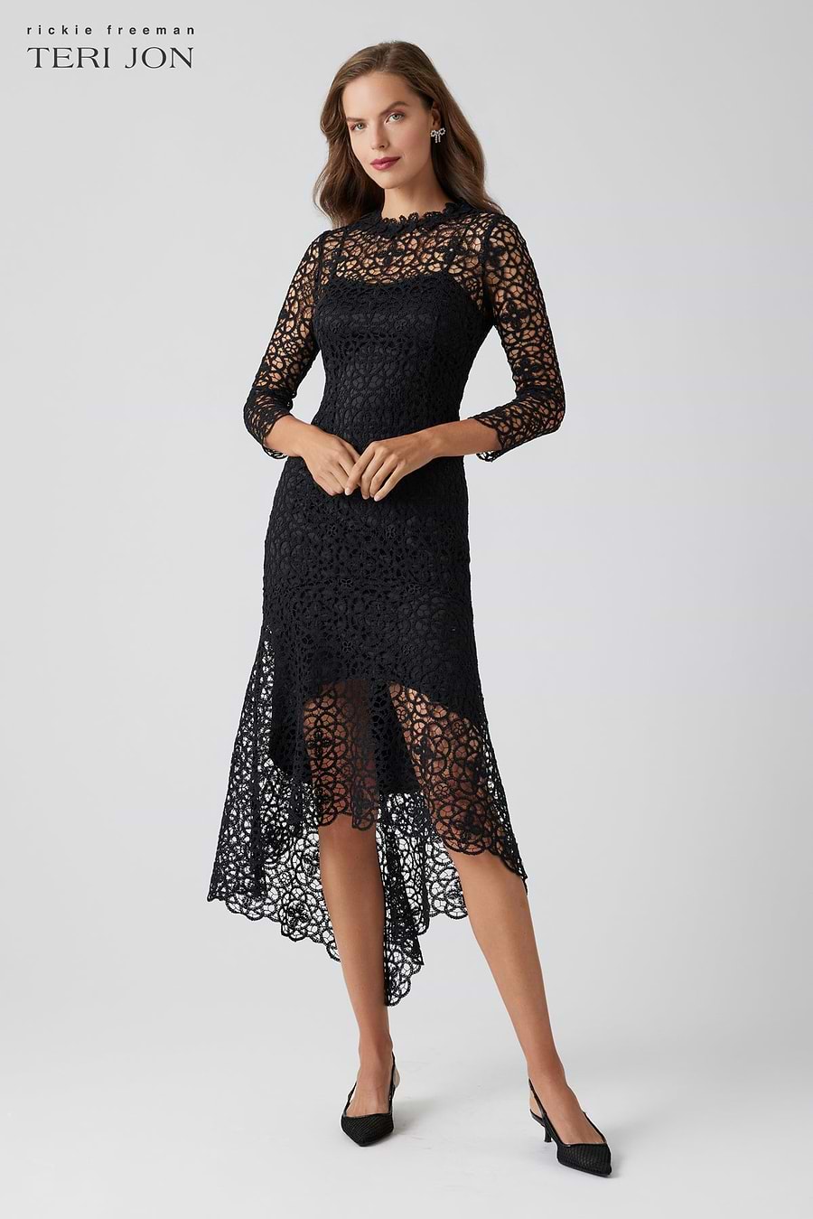 teri jon lace overlay dress Teri Jon Lace Dresses Teri Jon Lace Overlay Gown MOTHER OF