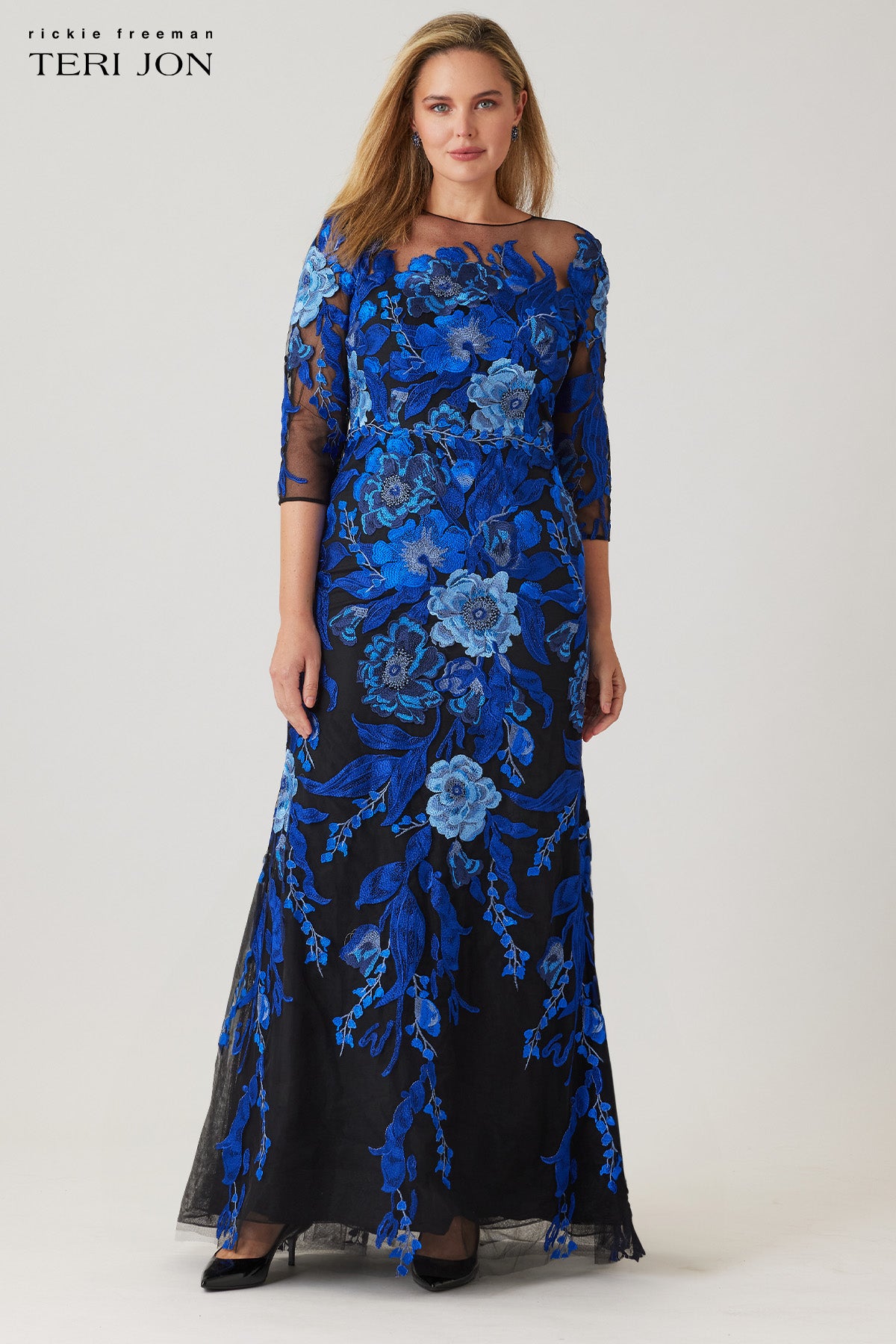 Plus Size Image Blue Multi