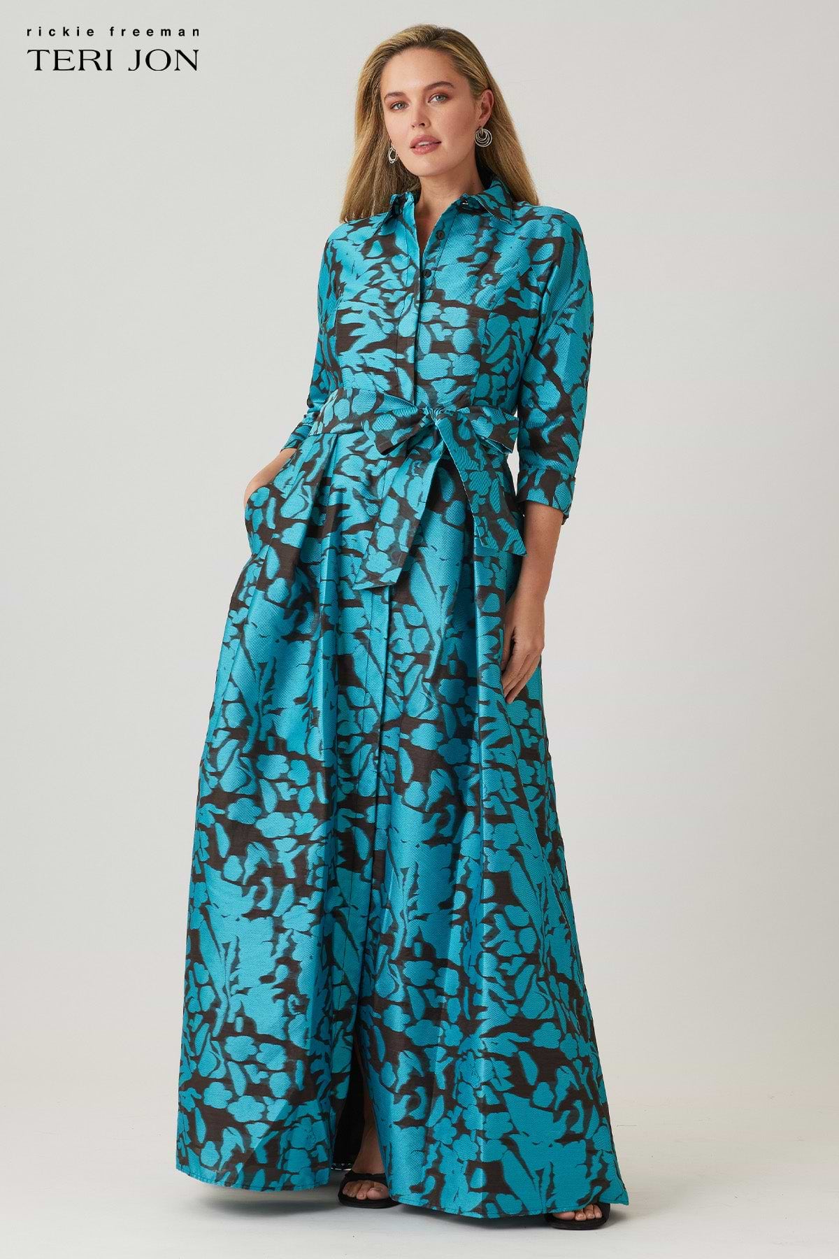 Plus Size Image Turquoise Black