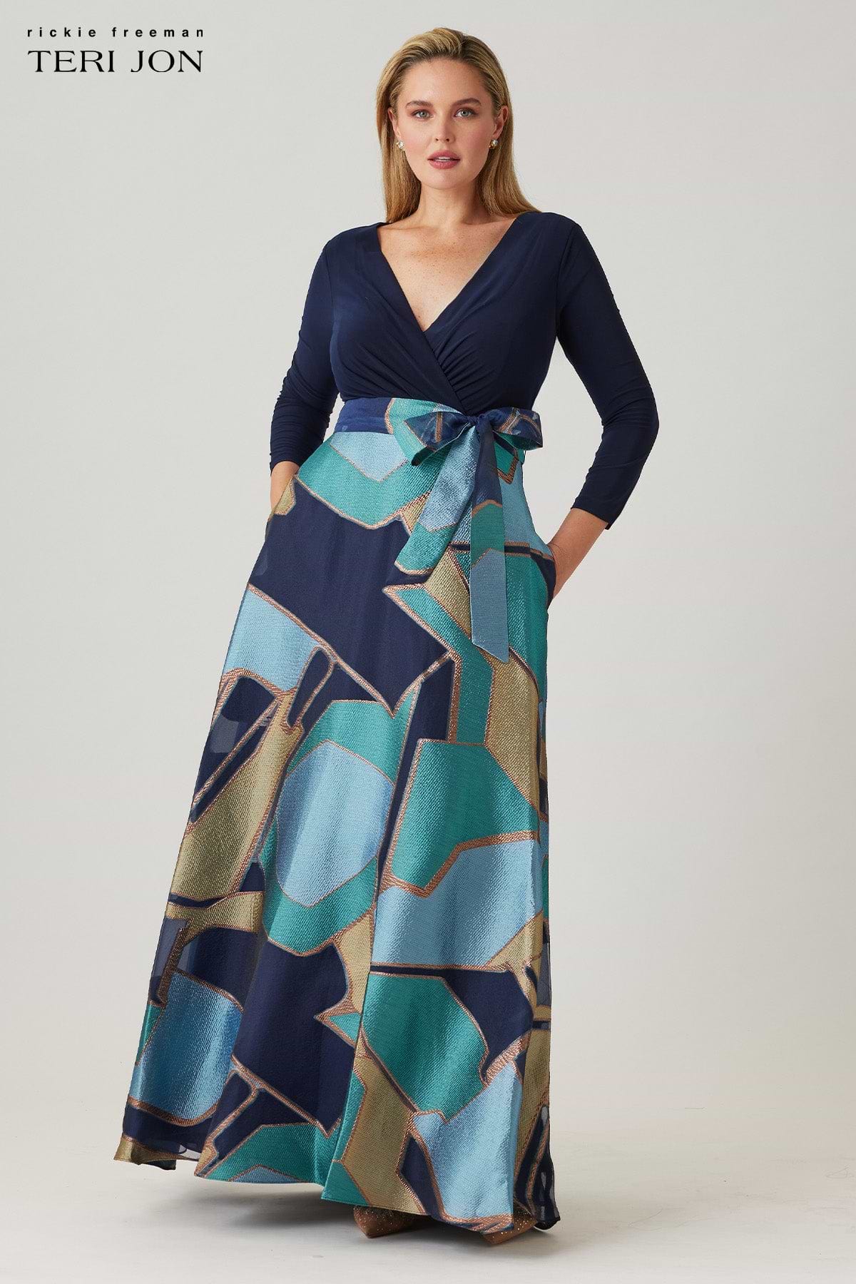 Plus Size Image Navy Multi