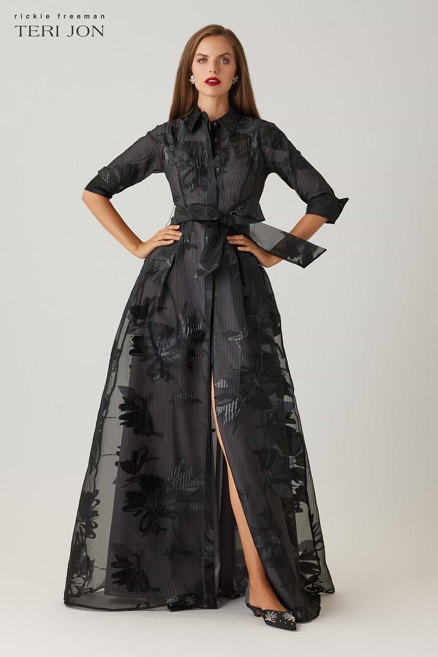 maje roane organza shirt dress Queen Letizia brings back pink Maje organza dress for National Culture Awards