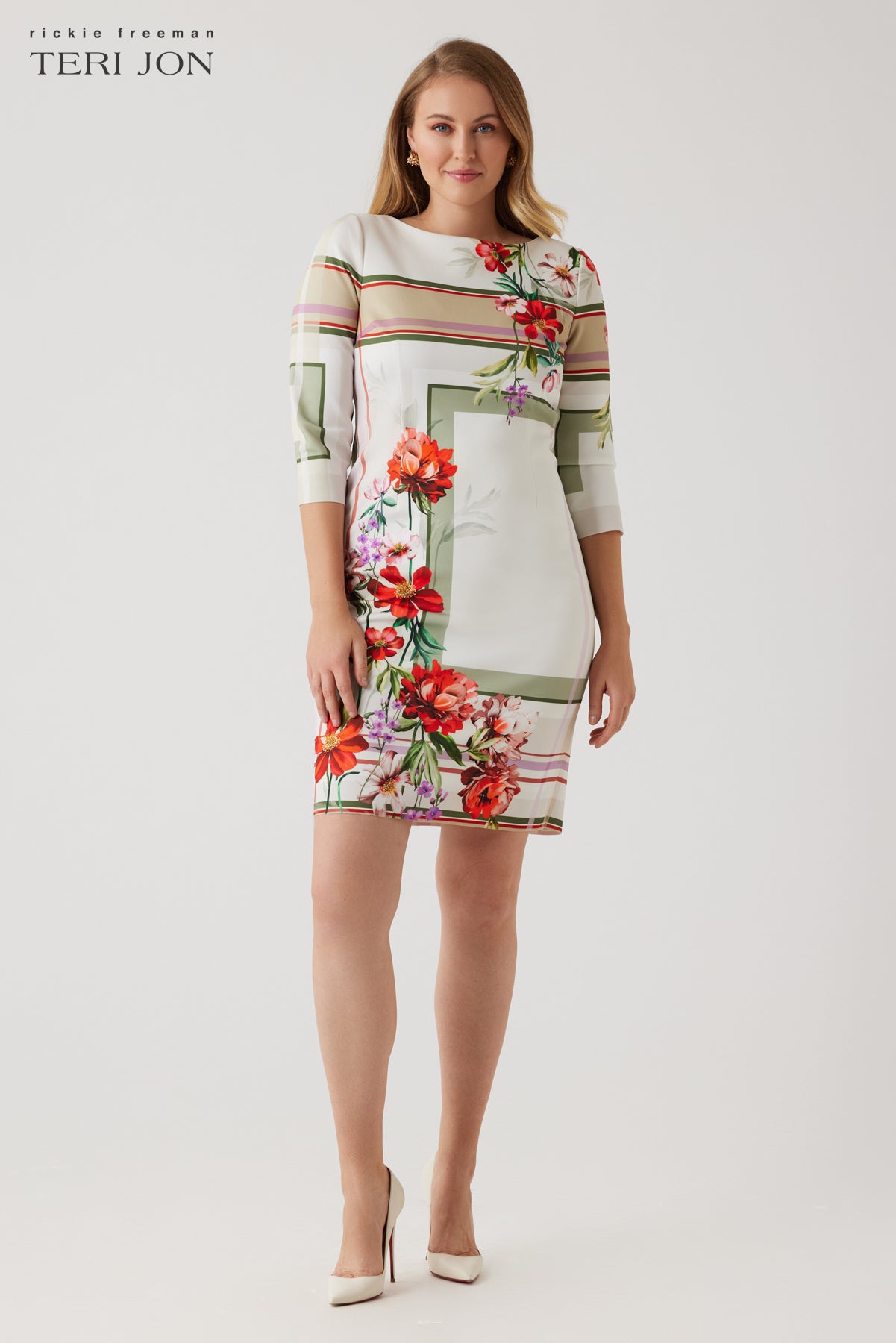 Plus Size Image White Multi