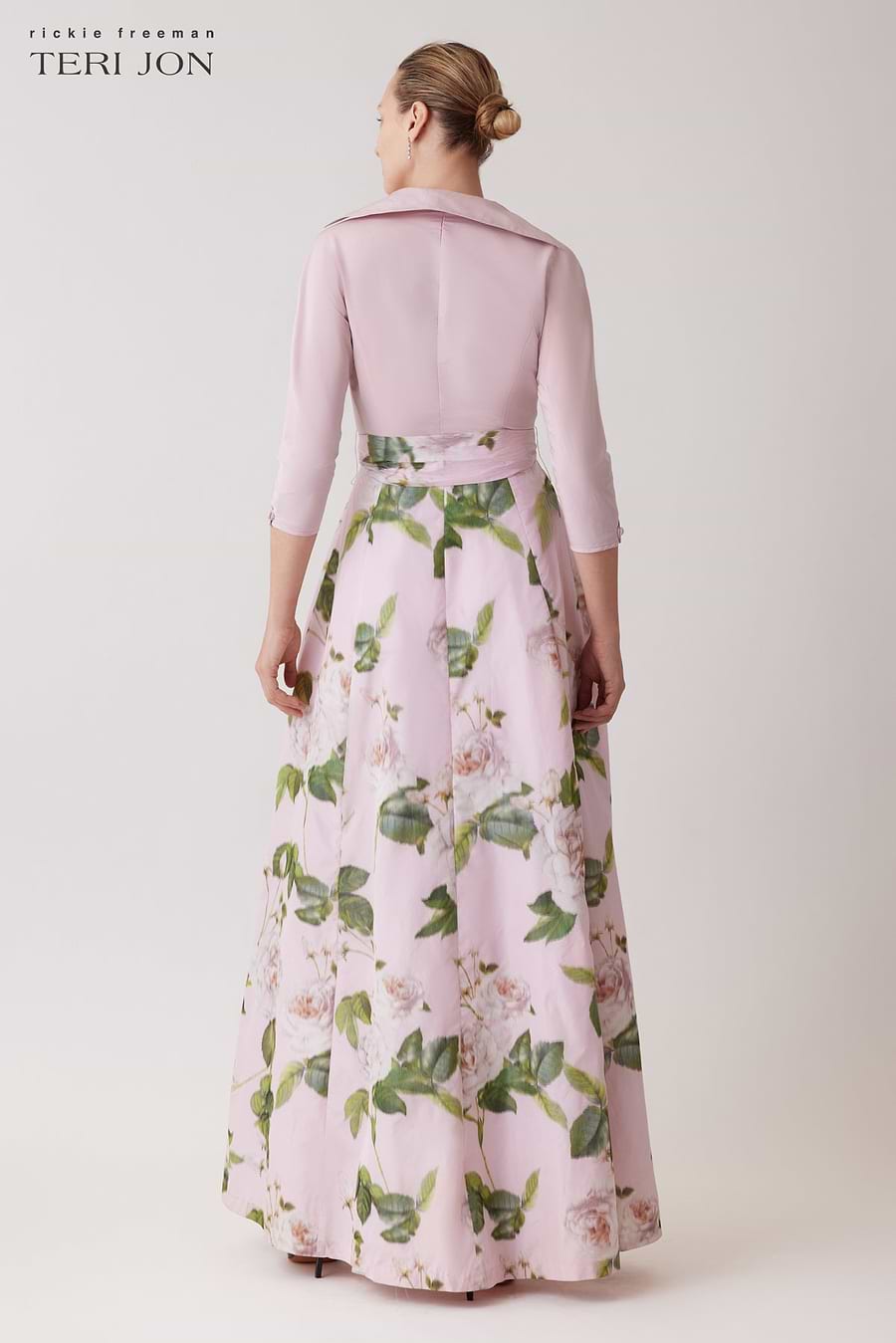 Taffeta Floral Print Shirt Dress Terijon.com Taffeta Floral Print Shirt Dress Terijon.com