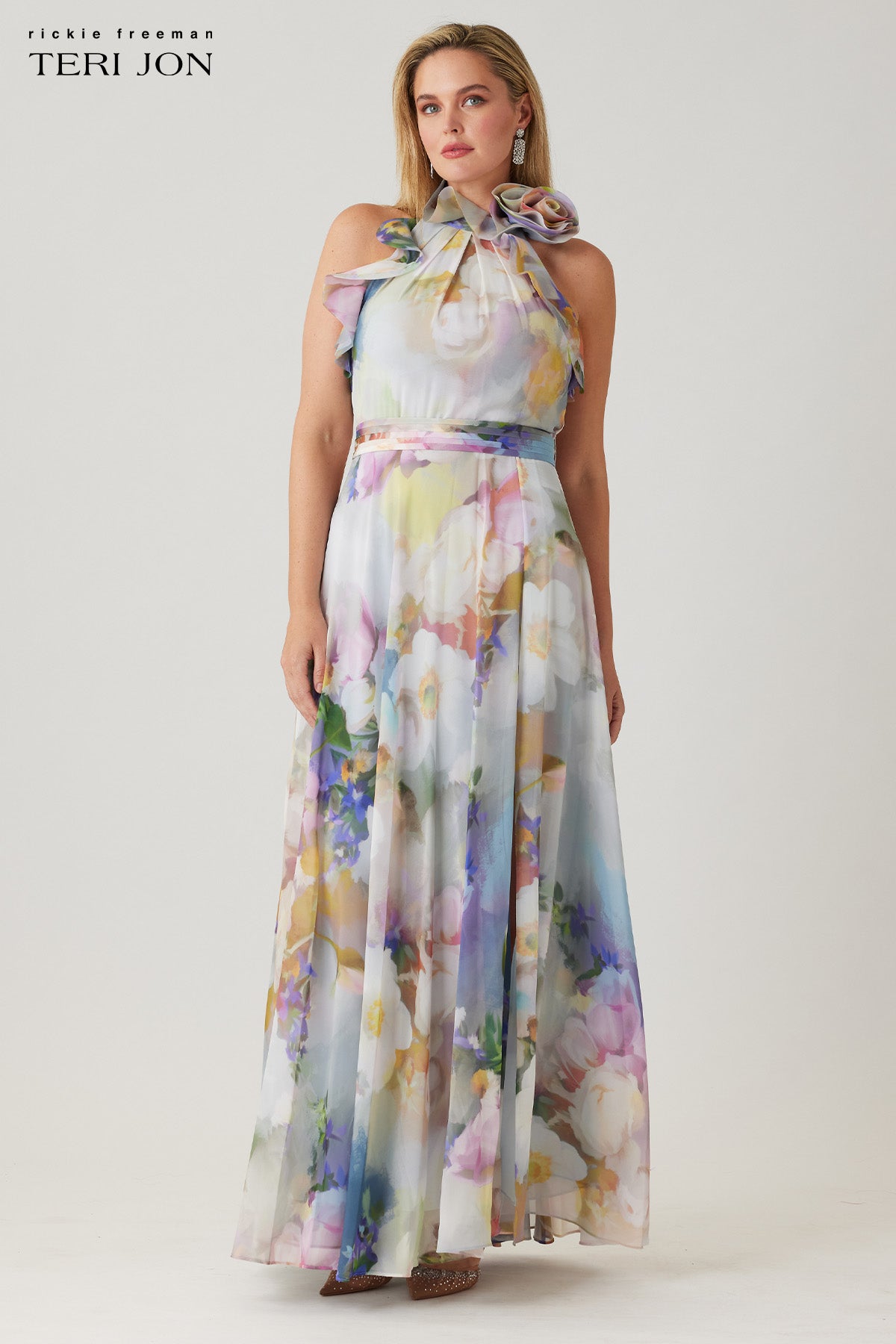 Plus Size Image Light Blue Multi