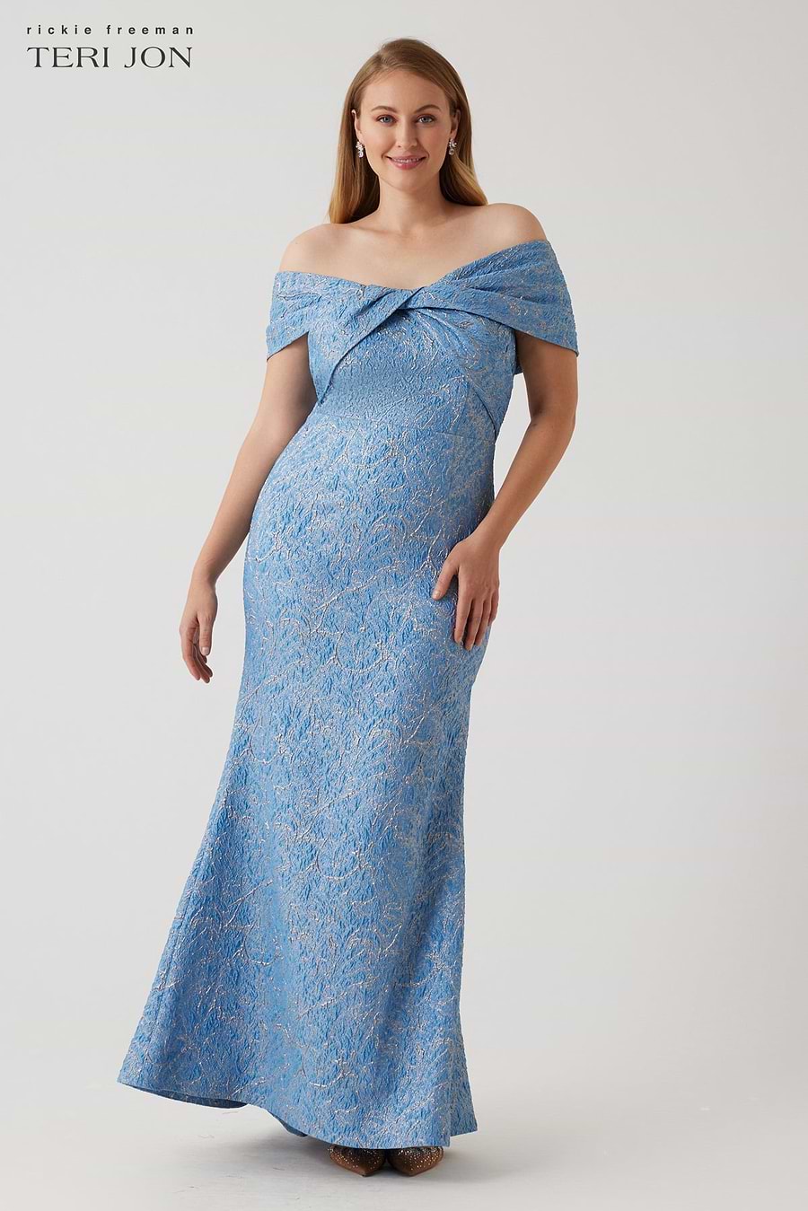 Plus Size Image Blue Multi
