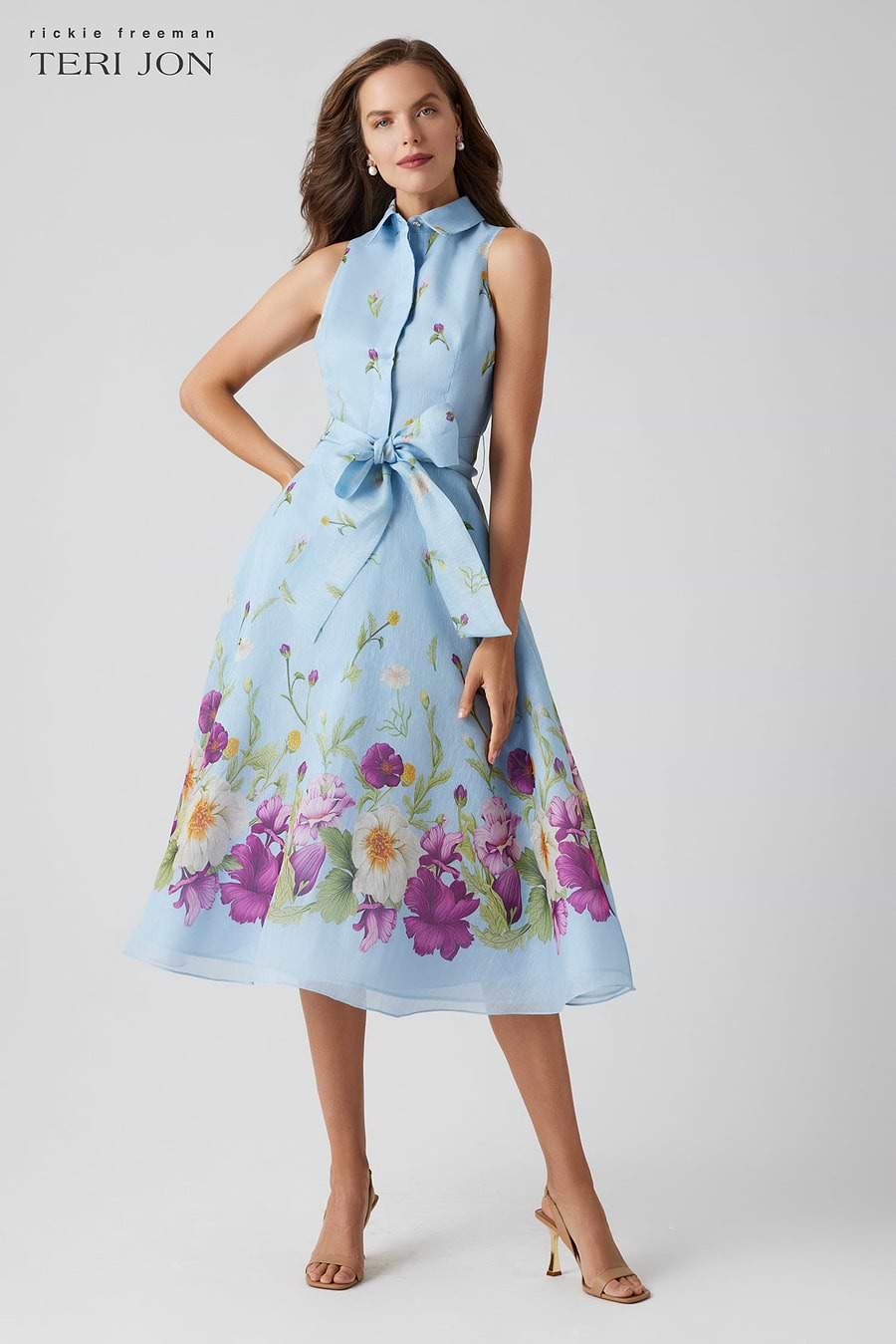 Silk And Linen Sleeveless Shirt Waist Dress Silk And Linen Sleeveless Shirt Waist Dress