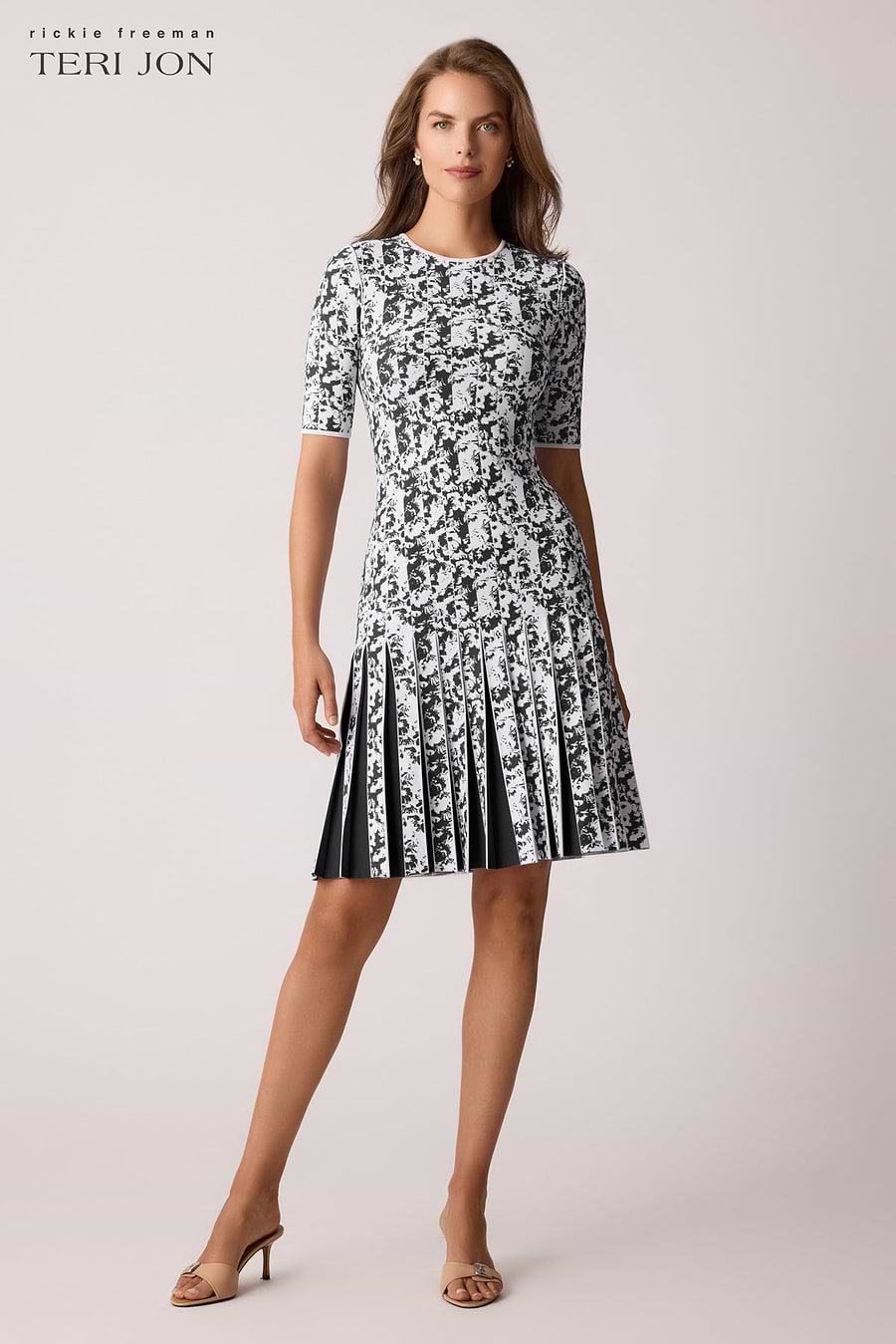 double knit dress Ann Taylor The Petite Midi Flare Dress in Double Knit Size 0 Black Women's