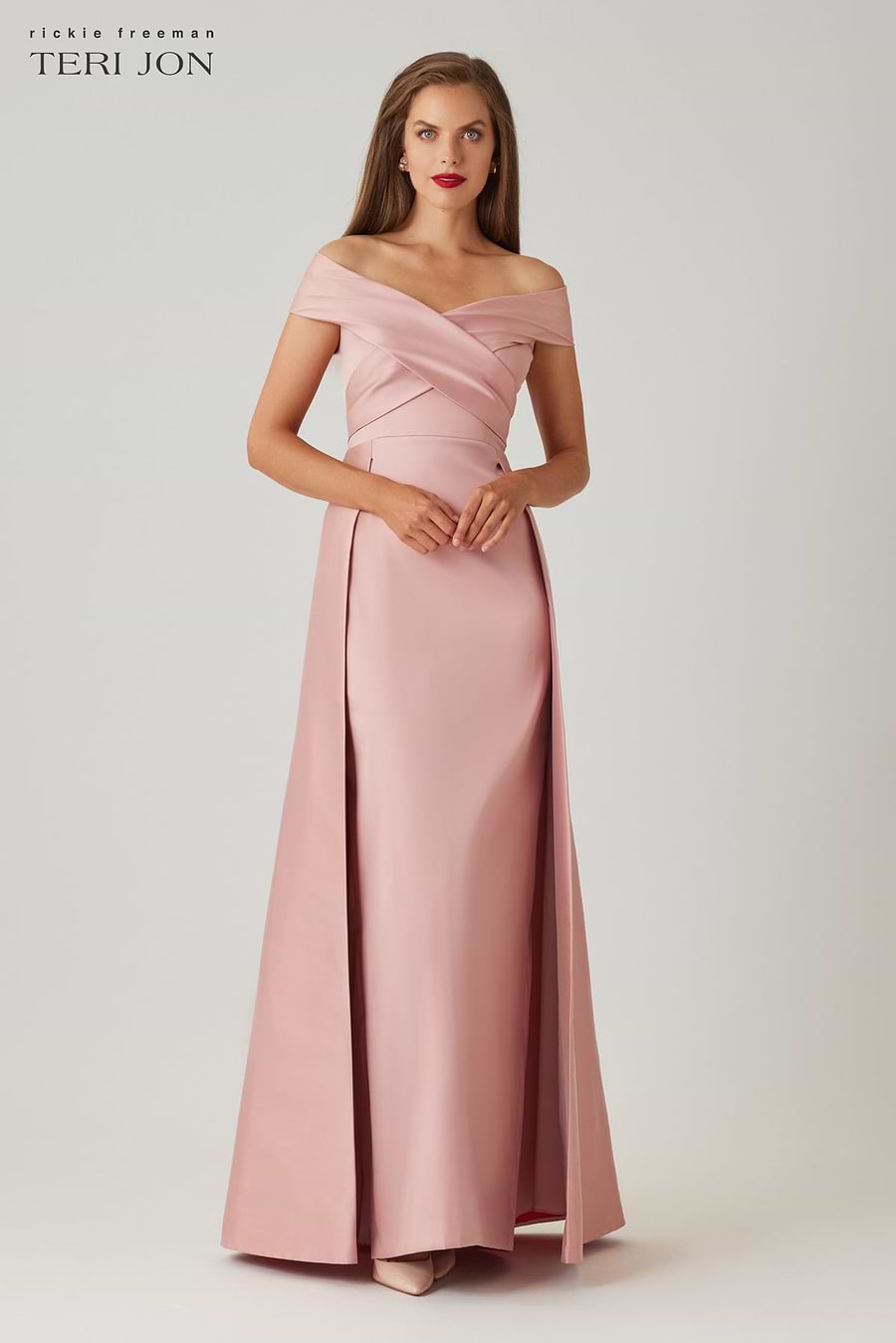 Mikado Portrait Overskirt Gown Terijon.com Mikado Portrait Overskirt Gown Terijon.com
