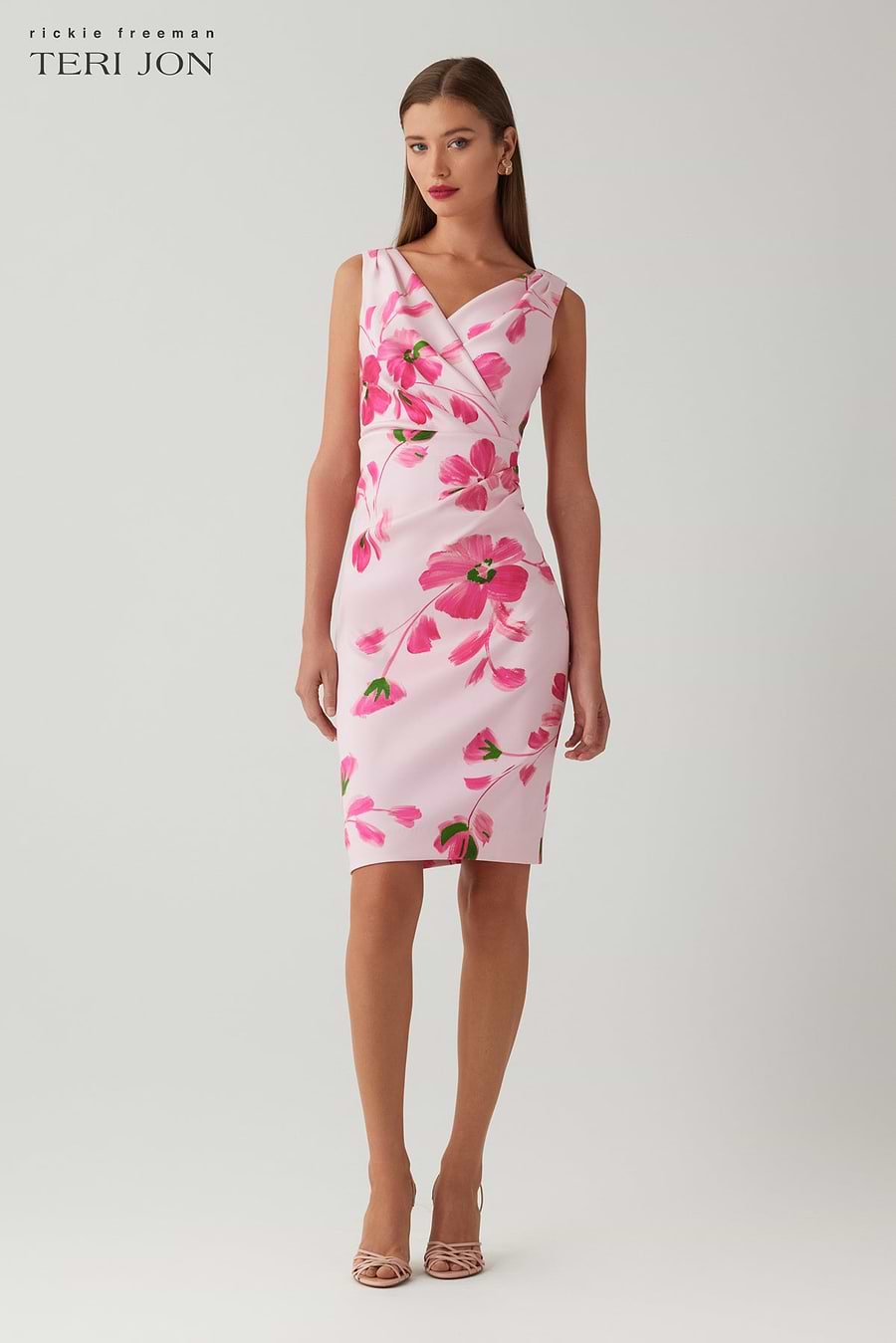 ruched stretch dress Max Mara | Woman - Jersey one-shoulder dress - Chocolate