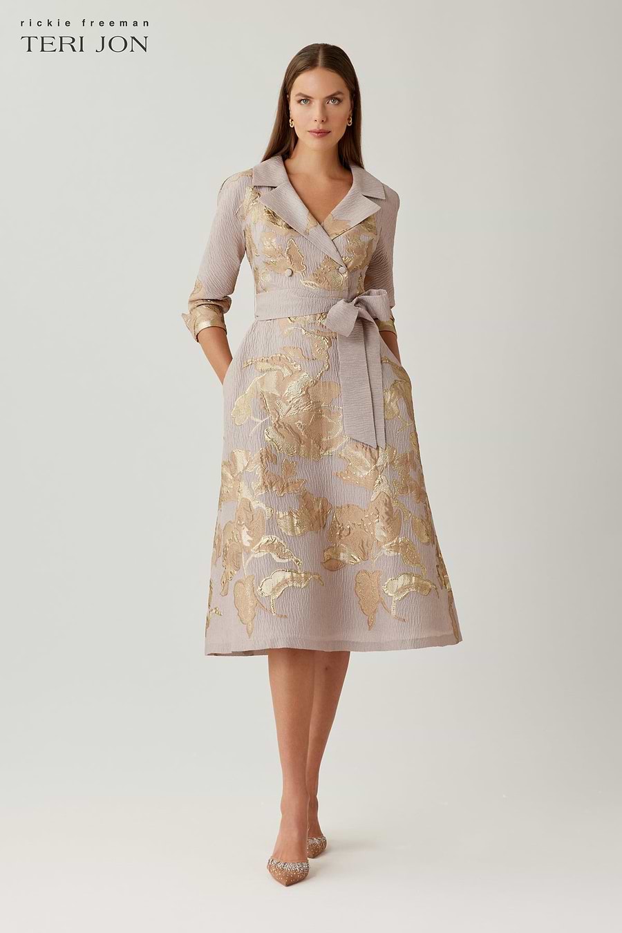 metallic gold shirt dress Gold Metallic V Neck Short Sleeve Mini Dress