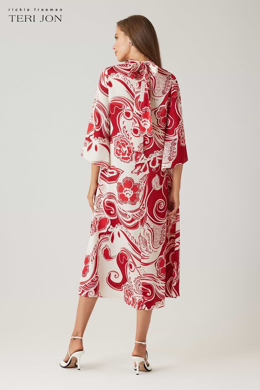 thurley chintz print midi dress Thurley - Chintz Print Midi Dress