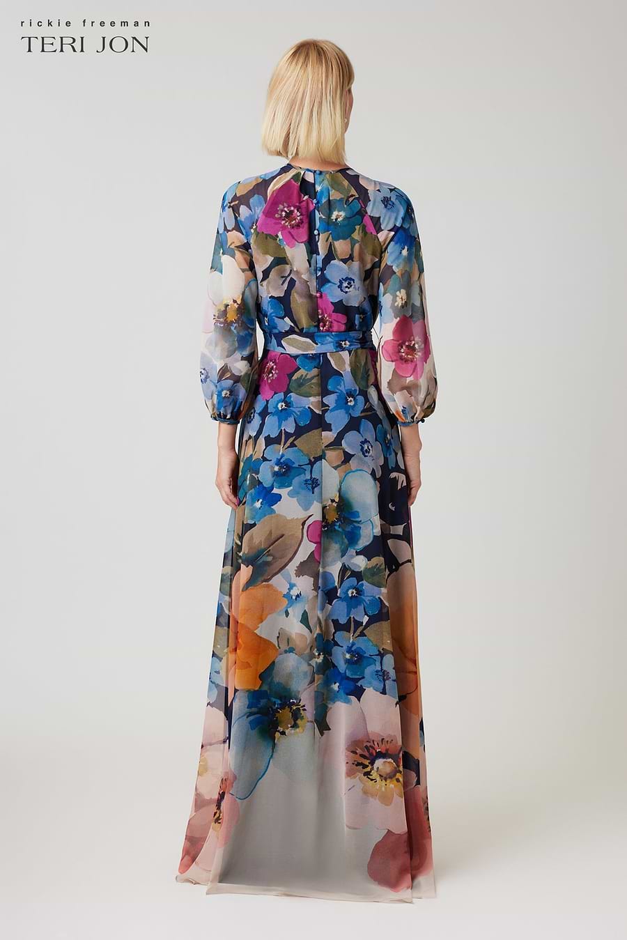 floral print silk chiffon maxi dress Women's Halter Neck Floral Print Chiffon Maxi Dress Sleeveless Boho Beach Summer