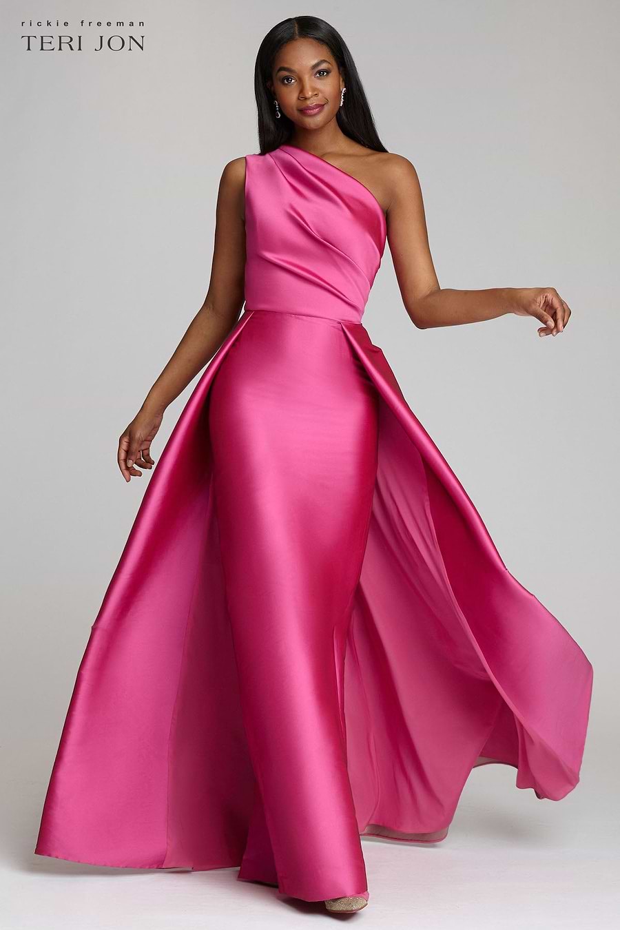 One Shoulder Stretch Gazar Gown Terijon.com One Shoulder Stretch Gazar Gown Terijon.com