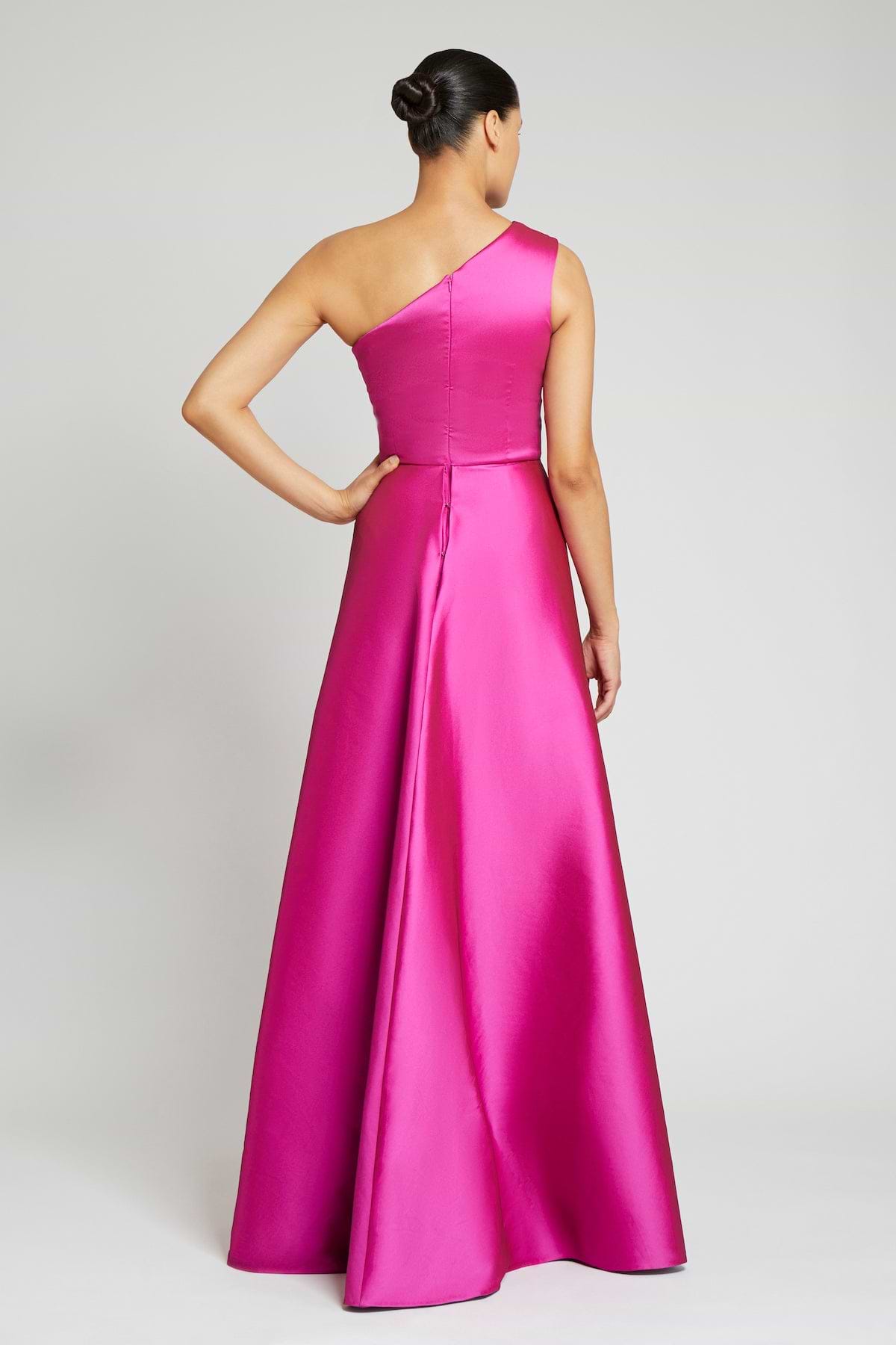Teri Jon One Shoulder Stretch Gazar Gown Size 20