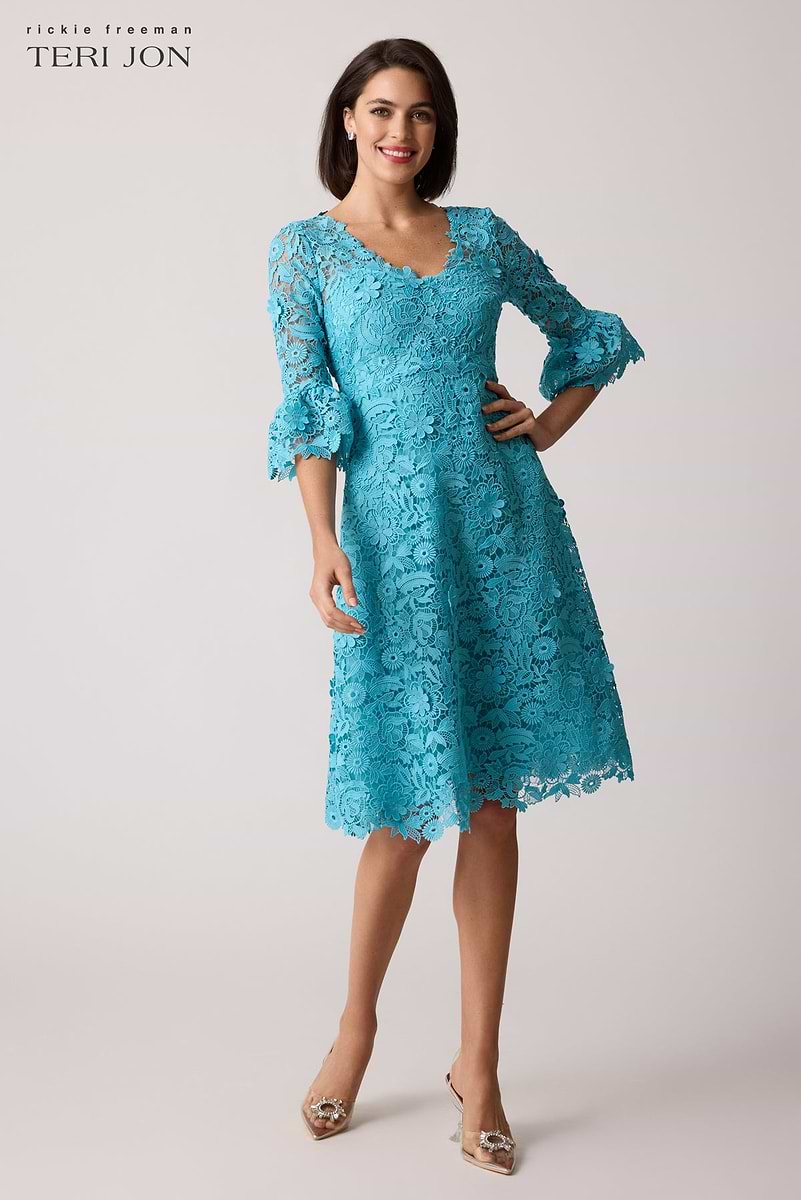 LERURE リルアー　Circurar sleeve flower dress C1195_LILAC_1_1200x1200_crop_c