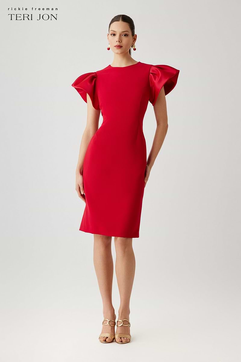 red sheath dress Lulus | Red Sleeveless Sheath Midi Dress | Womens | Large (Available in XS, S, M)