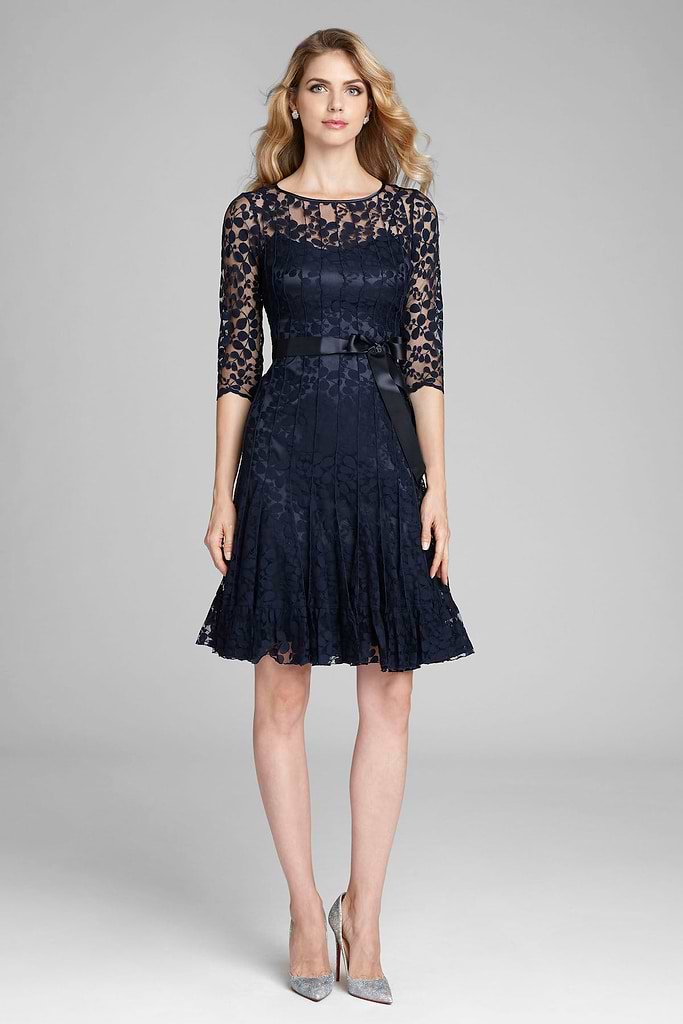 Rickie Freeman For Teri Jon Lace Cocktail Dress - Black Rickie Freeman For Teri Jon Lace Cocktail Dress - Black