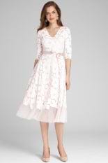 Teri Jon Lace and Tulle Fit and Flare Dress Size 10 Teri Jon Lace and Tulle Fit and Flare Dress Size 10