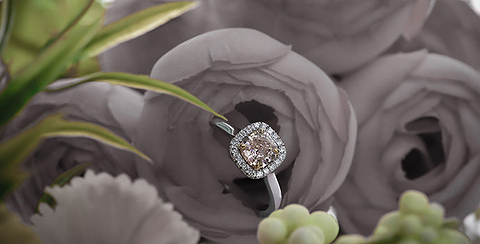 LEIBISH Pink Diamond Ring