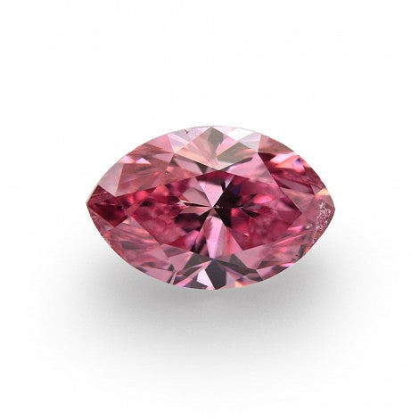 LEIBISH 0,50 Karat lebhafter purpurrosa Marquise-Diamant