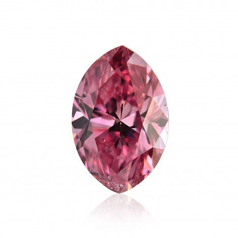 LEIBISH 0,50 Karat, ausgefallener, lebhaft purpurrosa Diamant