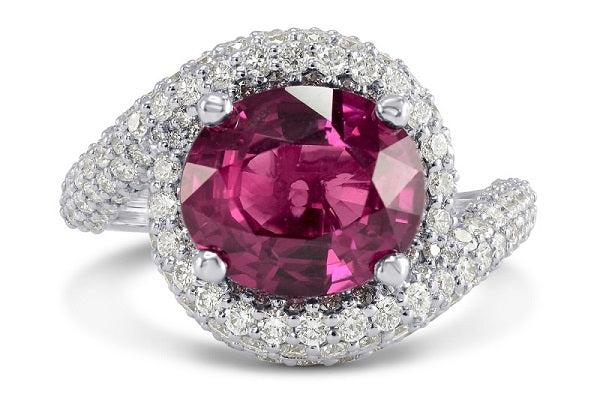 LEIBISH 4 carat Ruby Diamond Designer Ring